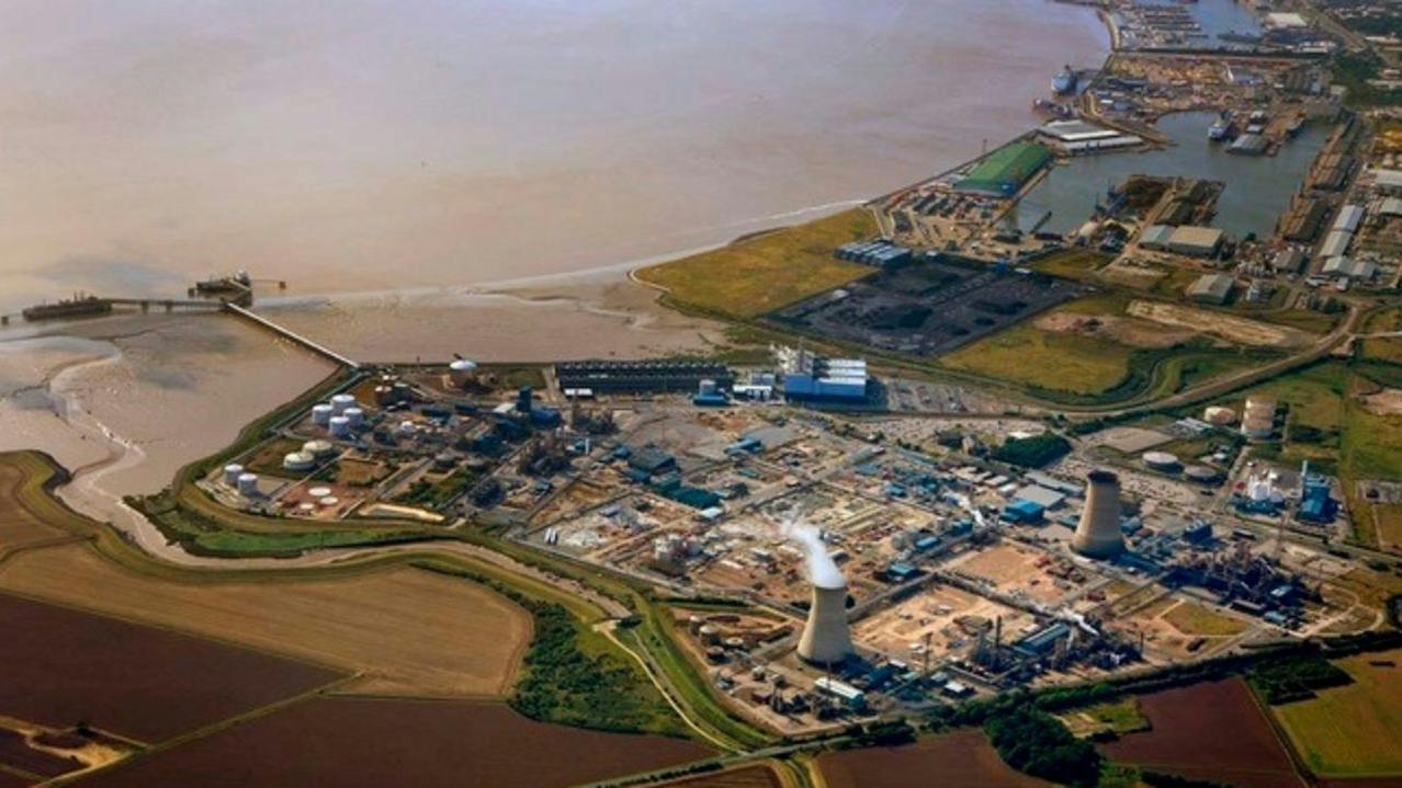 Aerial view of INEOS plant