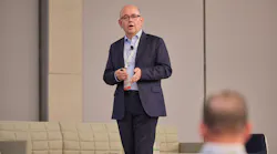 David Hatrick, vice president of strategic marketing and innovation at Huntsman, discusses his company’s R&D strategy and challenges in a changing market during the CIEX 2026 conference.