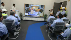 Tata Chemicals employees view safety training at new Suraksha Gurukul Training Center