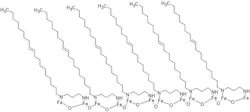 Schematic of how one film-forming product protects a carbon steel surface.