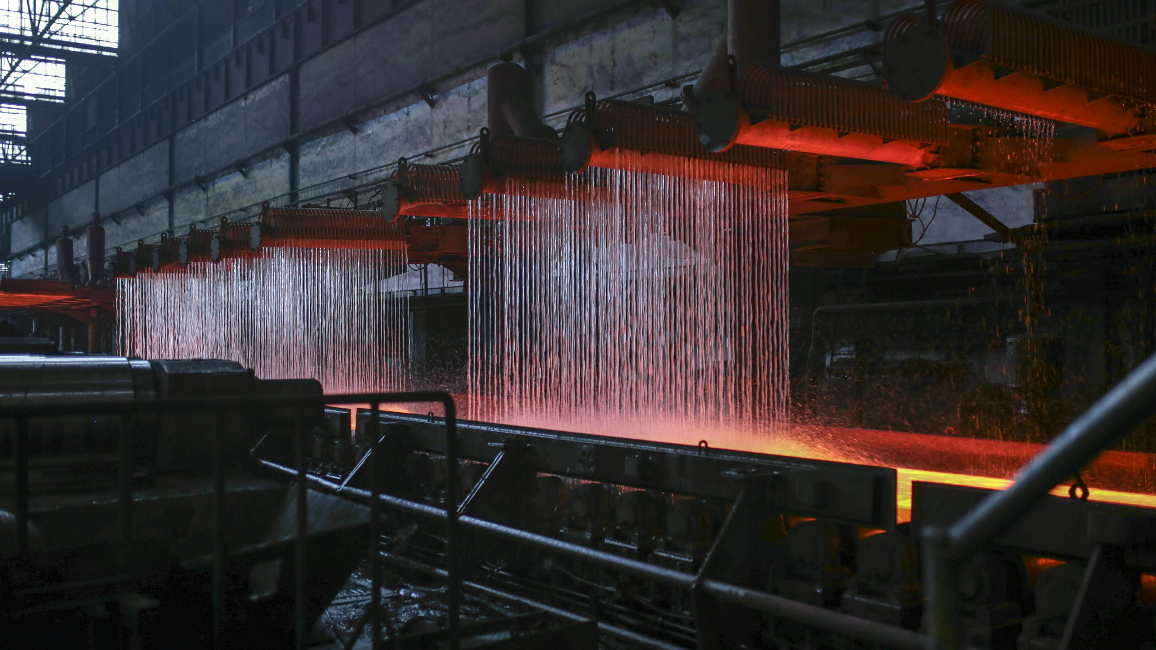 Industrial water use in a steelmaking plant