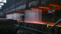 Industrial water use in a steelmaking plant