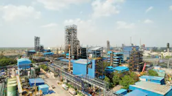 Aerial view of Aarti Industries chemical complex