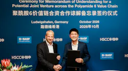 Dr. Markus Kamieth, Chairman of the Board of Executive Directors of BASF SE, and Chen Zhong, President and CEO of Highsun Holding Group. Photo: BASF SE