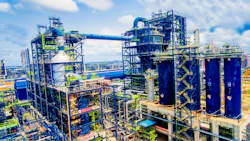 Aerial view of Dangote refinery in South Africa