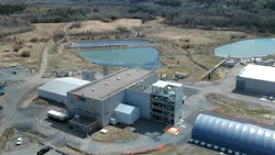 Aerial view of Electra's Ontario refinery