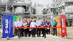 Ribbon cuttiong to commemorate BASF expanding APG production capacity in Cincinnati, Ohio